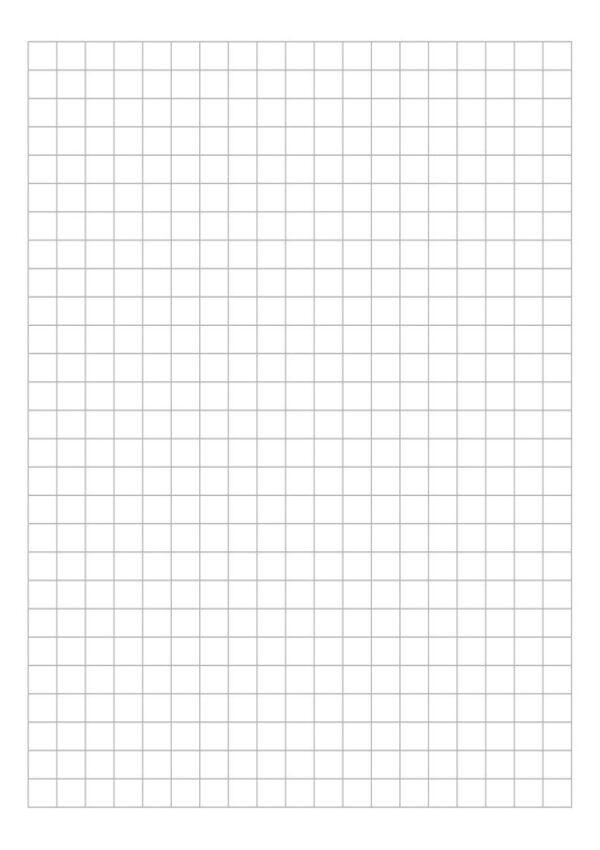 方眼紙テンプレート02「10mmグレー」（エクセル・Excel）